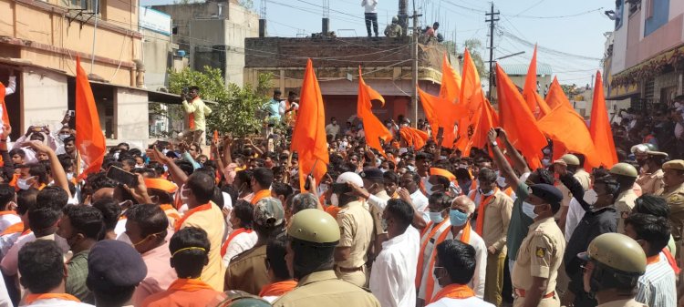 ಉಸ್ಮಾನಗಣಿ ಬಂಧನಕ್ಕೆ ಆಗ್ರಹ: ವಿರಾಟ ಶಕ್ತಿ ಪ್ರದರ್ಶನ