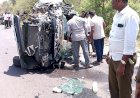 ಭೀಕರ ರಸ್ತೆ ಅಪಘಾತ: ಸಿದ್ಧನಕೊಳದ ಶಿವಕುಮಾರ ಸ್ವಾಮೀಜಿಗೆ ಗಂಭೀರ ಗಾಯ