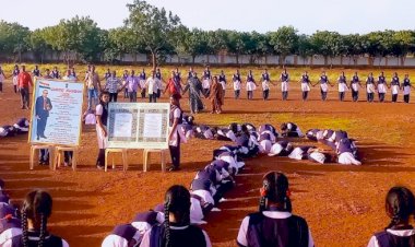 ೯೫ ಕಿ.ಮೀ ಮಾನವ ಸರಪಳಿ ನಿರ್ಮಿಸಿ, ಸಂವಿಧಾನ ಪೀಠಿಕೆ ಓದುವ ಕಾರ್ಯಕ್ರಮ